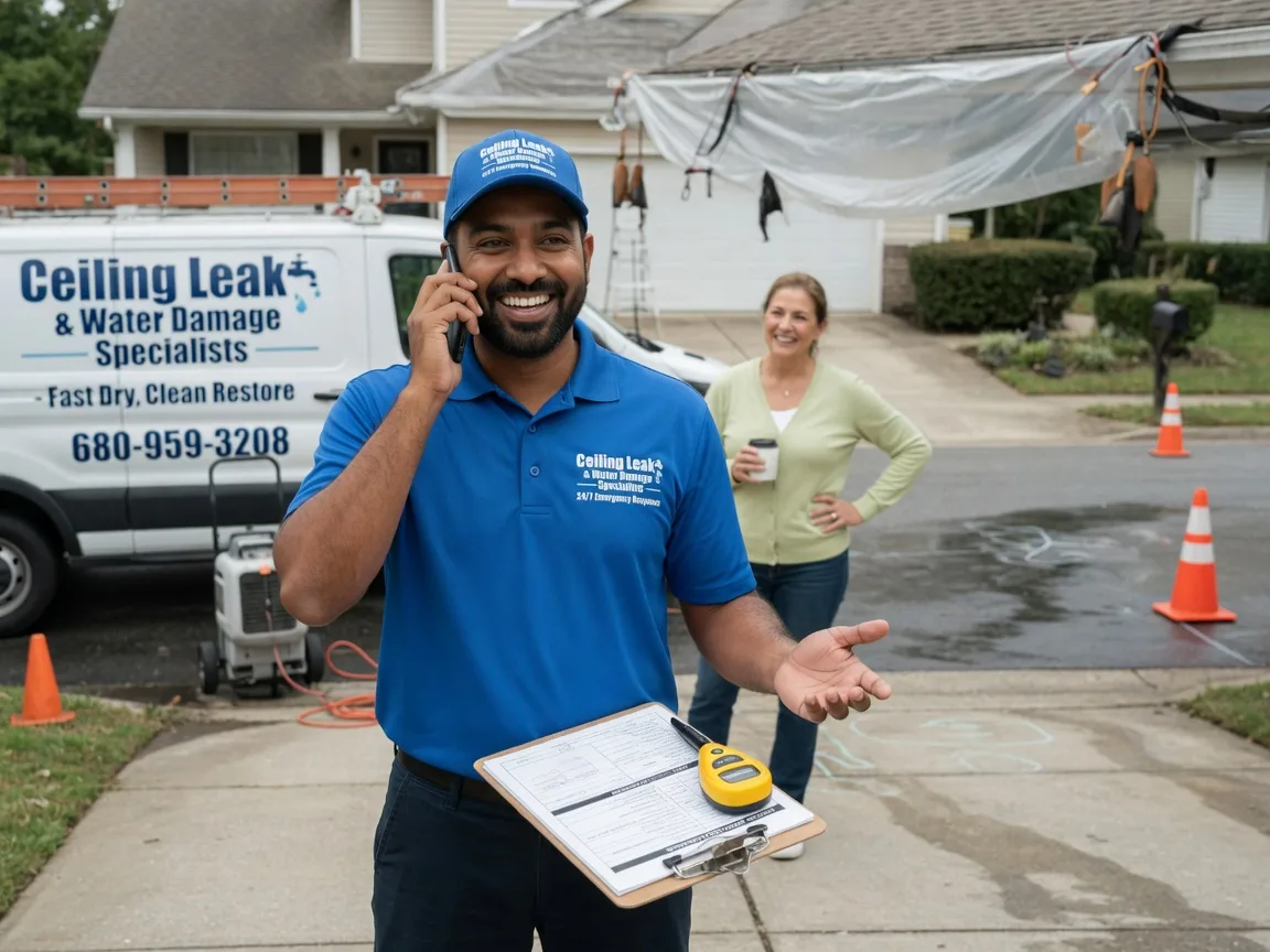 Ceiling Leak Cleanup Edwardsville, KS FAQs